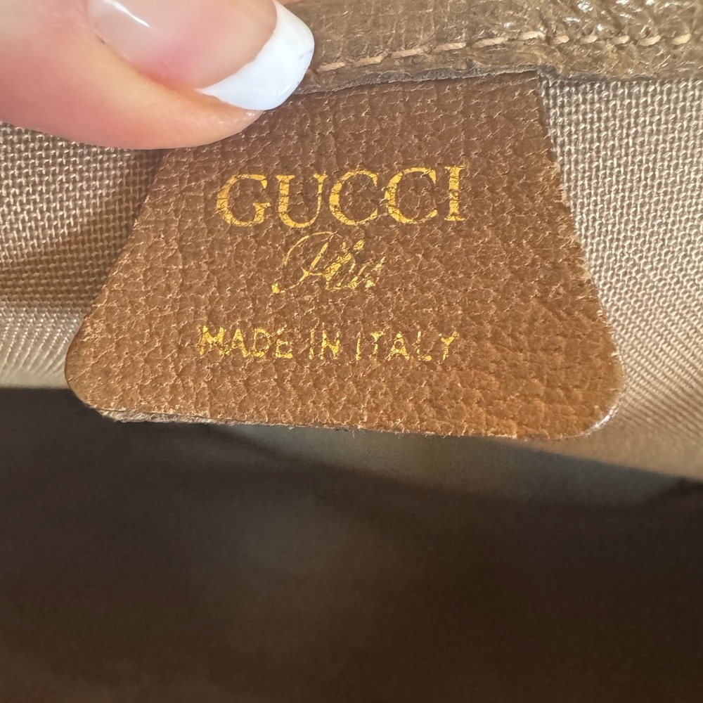 Gucci Vintage GG Plus Sherryline Tote/Handbag W/COA. - Picture 10 of 16